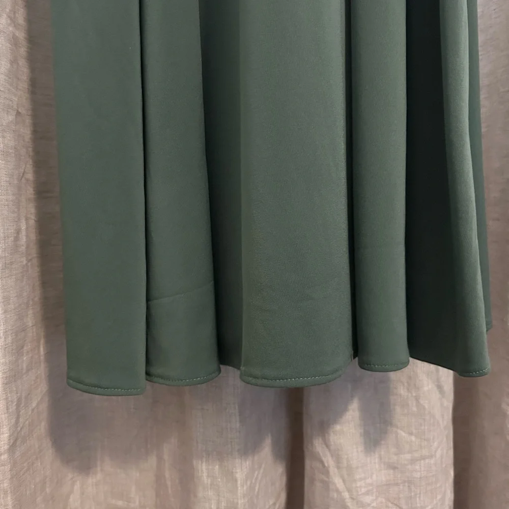 Azazie Eucalyptus Green Evening Gown Bridesmaid Dress - Picture 7 of 11